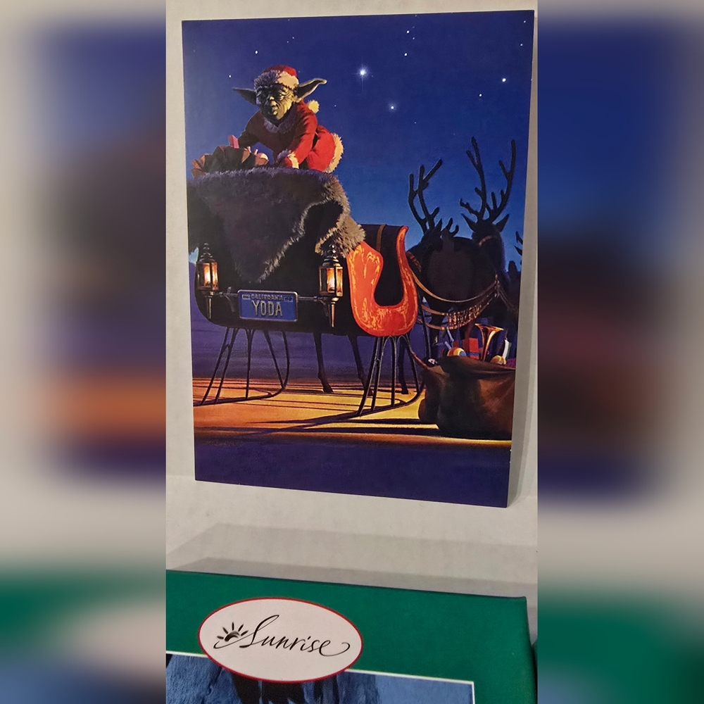 Star Wars - Santa Yoda Holiday Card Set - Picture 3 of 7